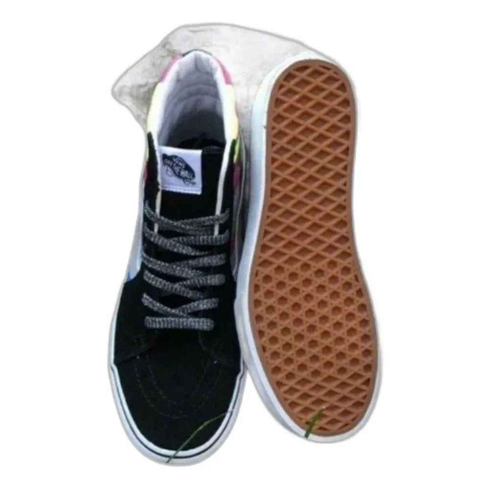 Vans men's shoes high tops  Sk8 Hi Platform After Dark Glitter Camo Mens 8